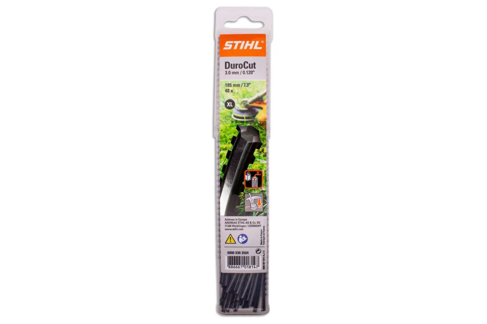 STIHL 00009303504 Durocut Trimmer Line Serrated  48 Pieces .080