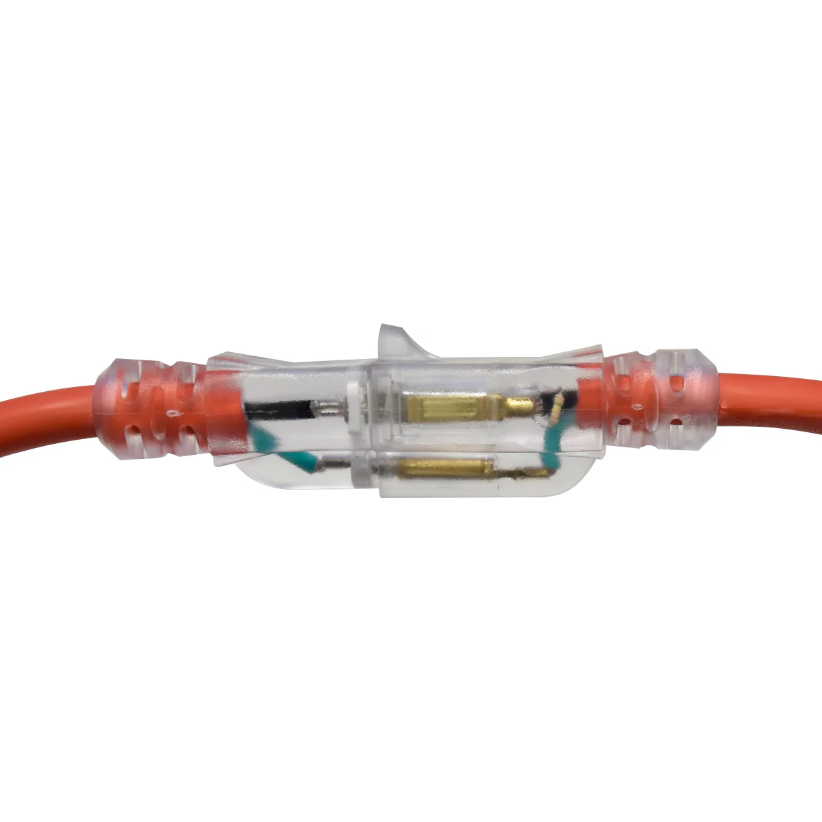 Toolway 50 ft. 12/3 SJTW Lighted Single Tap Outdoor Extension Cord - Image 2