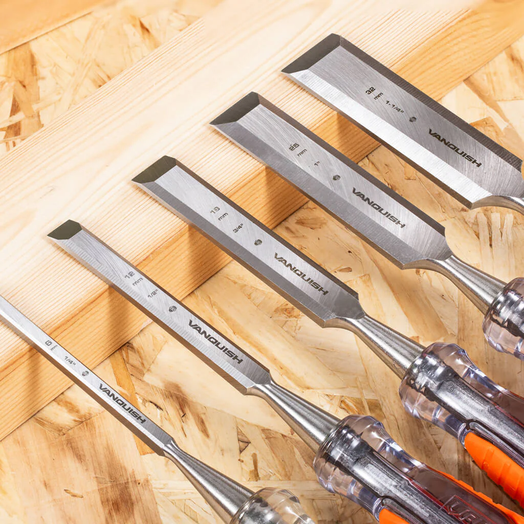 VANQUISH 1/2 in Chrome Vanadium Steel 2.95 in High Impact Wood Chisel - Image 2