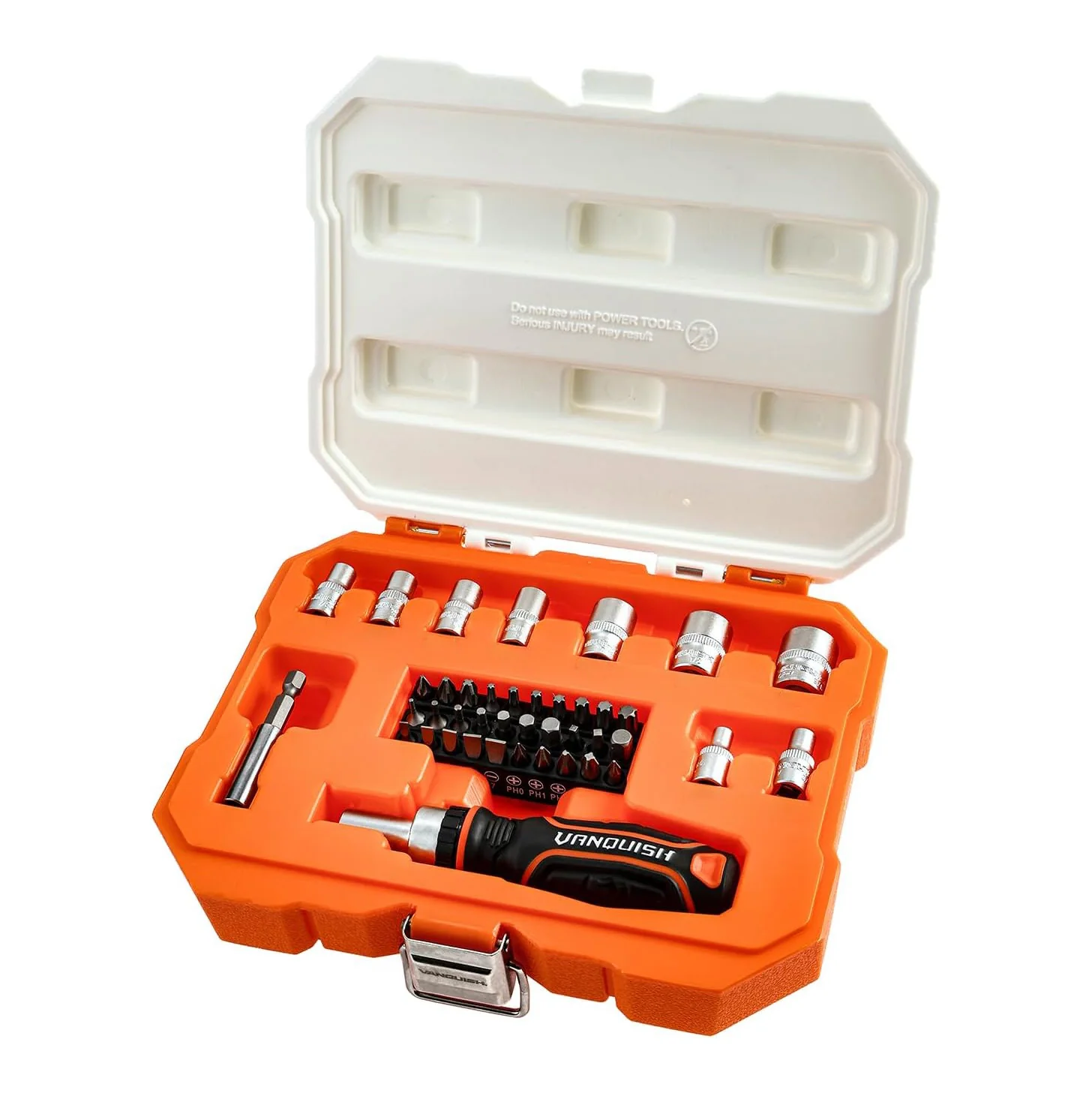 Vanquish 41-Piece Metric 1/4 in. Screwdriver Bit & Socket Set