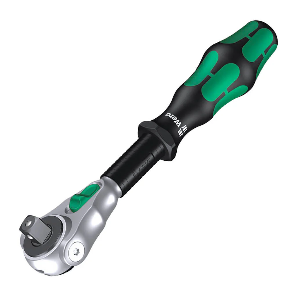 Wera 05004016001 8100 SA 6 Zyklop 1/4 in. Drive Metric Speed Ratchet Set (28-Piece) - Image 6