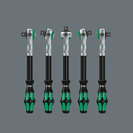 Wera 05004019001 8100 SA 9 Zyklop 1/4 in. Drive Imperial Speed Ratchet Set (28-Piece) - Image 4