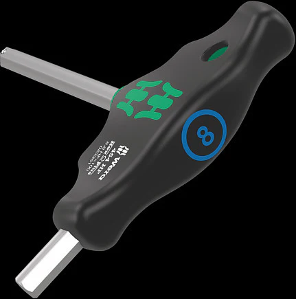 Wera 05023450001 454 HF Hex-Plus T-Handle Metric Screwdriver Set (7-Piece) - Image 2