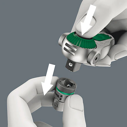 Wera 05073260001 8000A SB Zyklop 1/4 in. Drive Speed Ratchet - Image 6