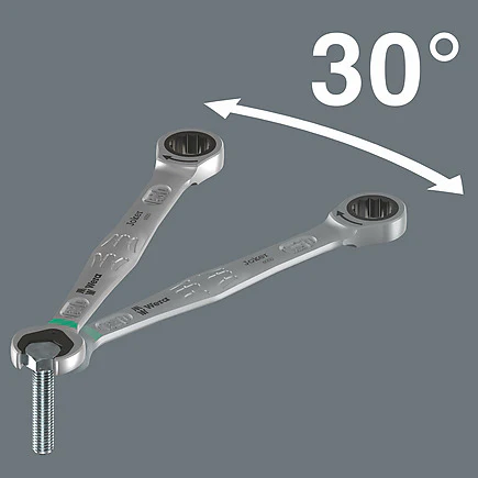 Wera 05073284001 Joker 9/16 in. Imperial Ratcheting Combination Wrench - Image 5