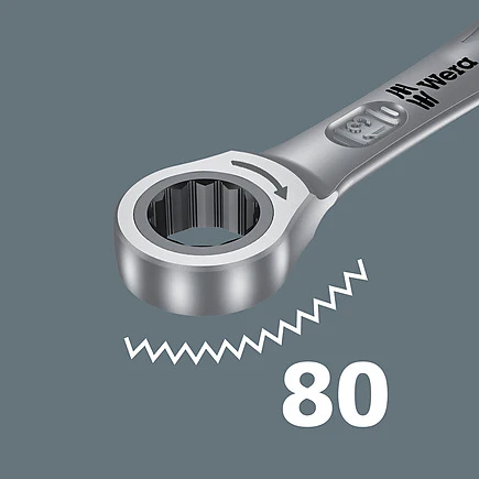 Wera 05073290001 Joker SB Metric Ratcheting Combination Wrench Set (4-Piece) - Image 7
