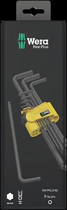 Wera 05133180001 9-Piece Blacklaser Hex-Plus L-Key Set Imperial - Image 2