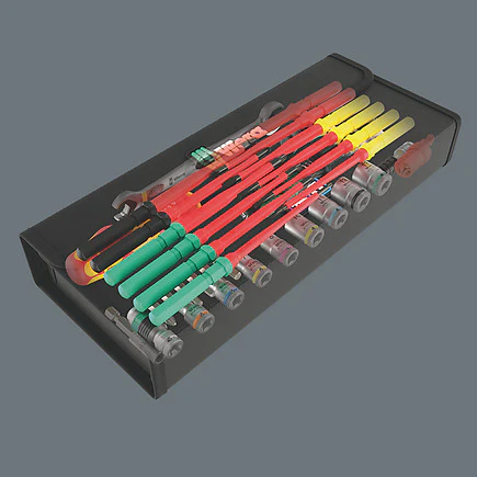 Wera 05135871001 Kraftform Kompakt W 1 Imperial Maintenance Tool Set (35-Piece) - Image 5