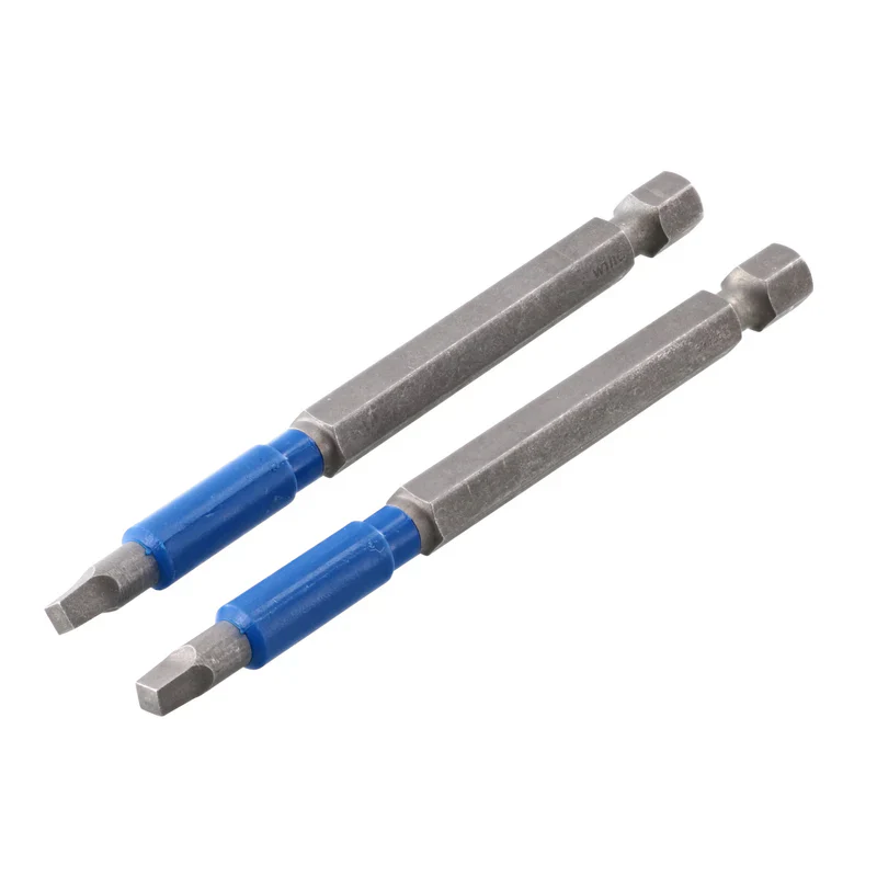 WIHA 3.5in Terminatorblue Impact Bit Square #2 2 Pack
