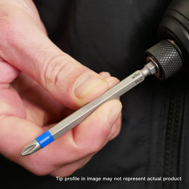 WIHA 3.5in Terminatorblue Impact Bit Square #2 2 Pack - Image 3