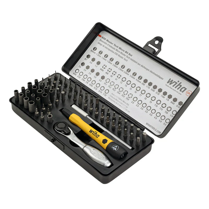WIHA Micro Bit Esd Ratchet Set 65 Pc - Image 2