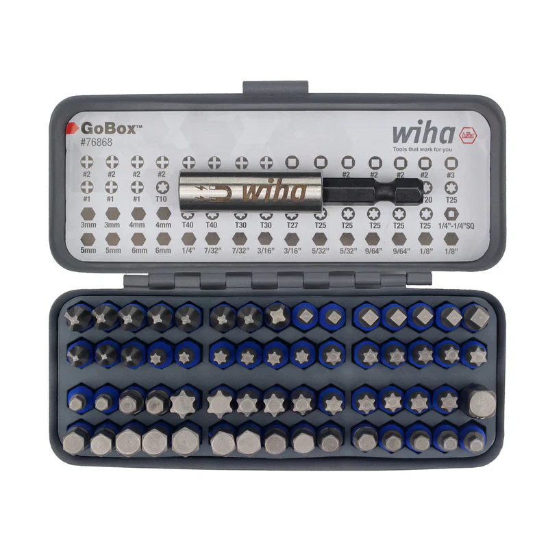 WIHA 1in Bluebit Go Box Ultra Bit Set 61Pc